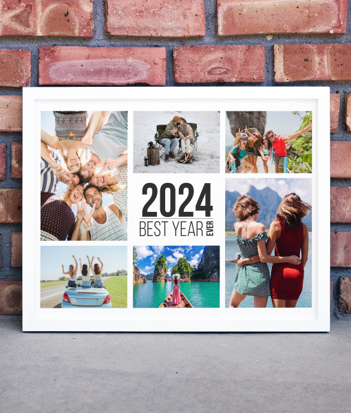 Best Year Ever Photo Print Family