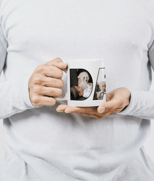 DAD Photo Mug – The Perfect Personalised Gift for Dad Fathers Day Gifts