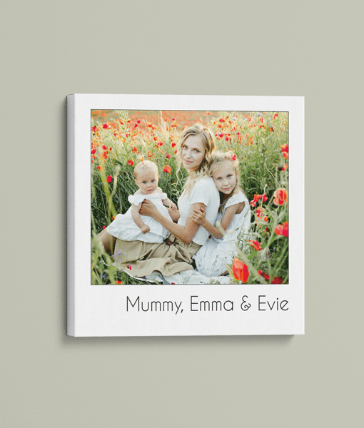 Single Photo Canvas With Text Gifts For Her