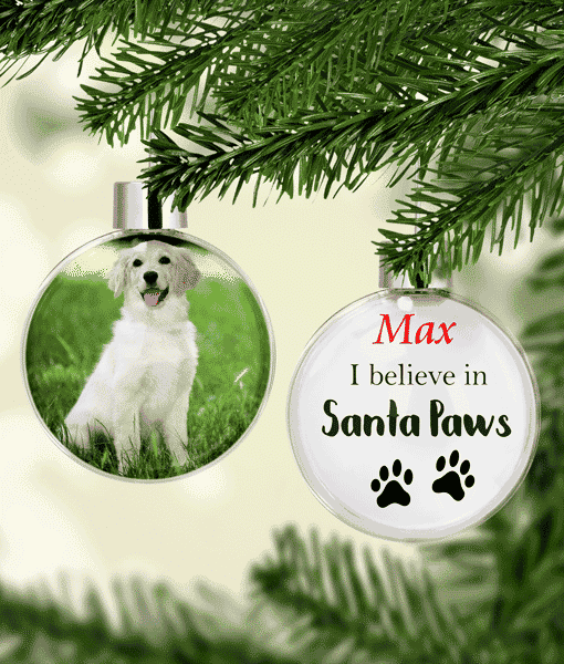 Personalised Christmas Pet Photo Bauble Decoration Christmas