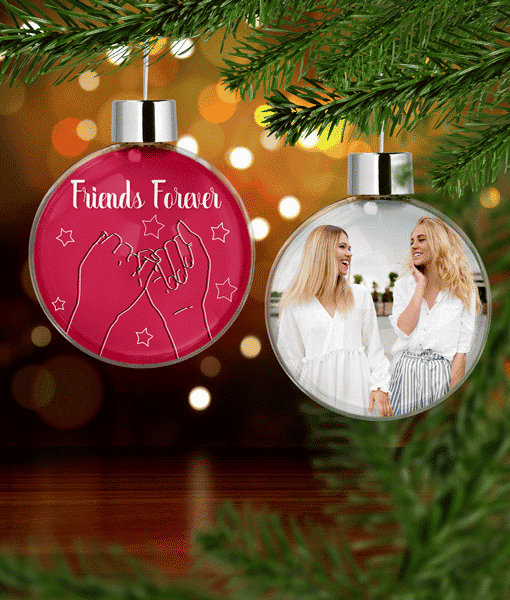 Best Friend Pinky Promise Christmas Bauble Christmas