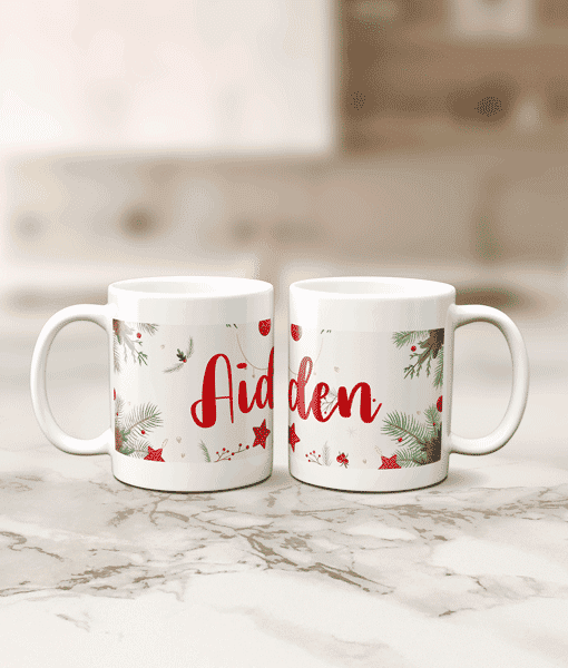 Personalised Child’s Christmas Mug With Name Christmas