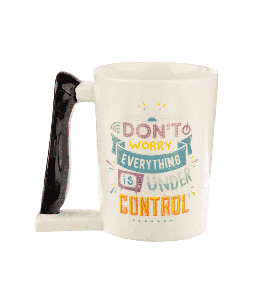 TV Remote Control Shaped Handle – Ceramic Mug Gifts For Dad