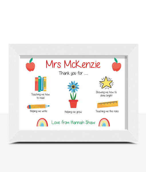 Teacher Gift – Thank You for Helping Me Grow Poster Teacher Gifts