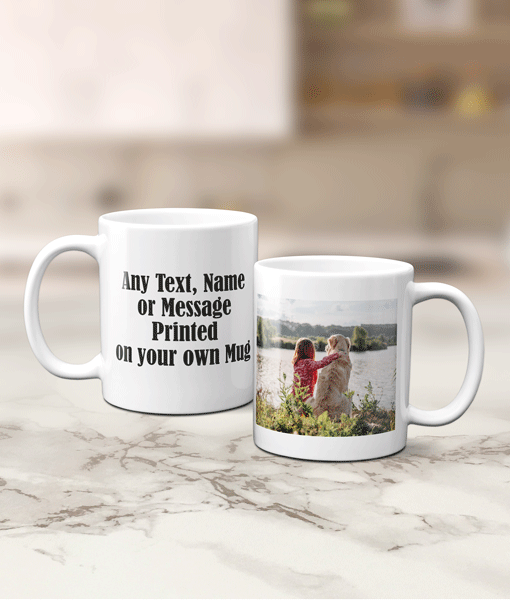 Personalised Photo Mugs – Add Your Photo & Message Anniversary Gifts